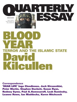 cover image of Quarterly Essay 58 Blood Year